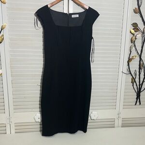 Calvin Klein Classic Black Midi Dress